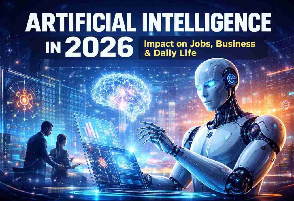 Artificial Intelligence in 2026 transforming jobs, business operations and daily life with advanced AI technology