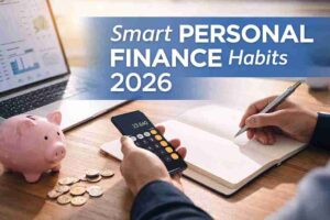 Smart personal finance habits 2026 budgeting saving and investment planning concept