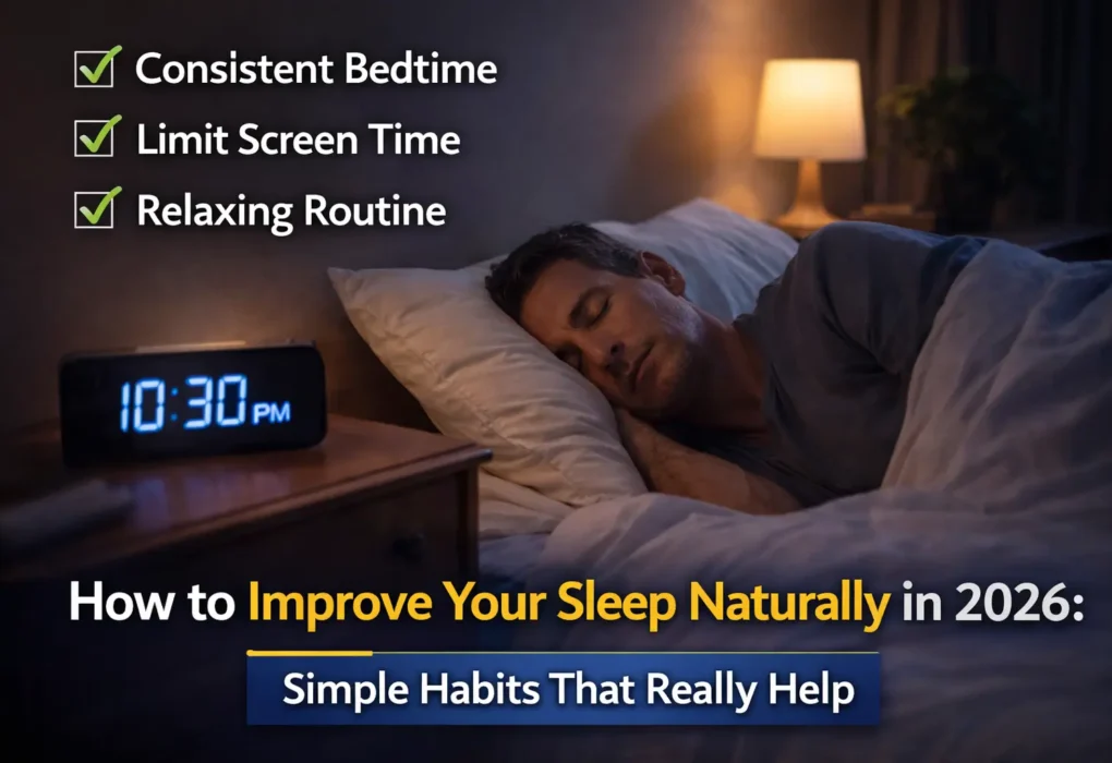 How to improve your sleep naturally in 2026 with healthy sleep habits and night routine