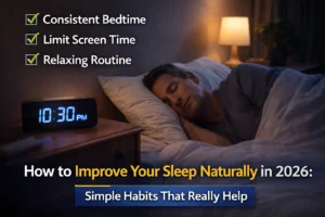 How to improve your sleep naturally in 2026 with healthy sleep habits and night routine