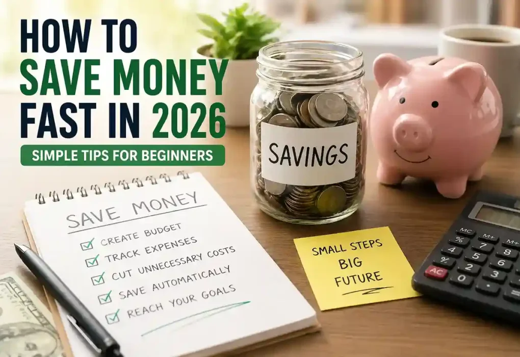 How to save money fast in 2026 with savings jar, piggy bank, budget planner, and expense tracking tips
