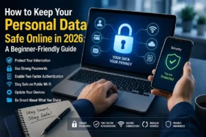 How to keep your personal data safe online in 2026 with cybersecurity tips like strong passwords and two-factor authentication