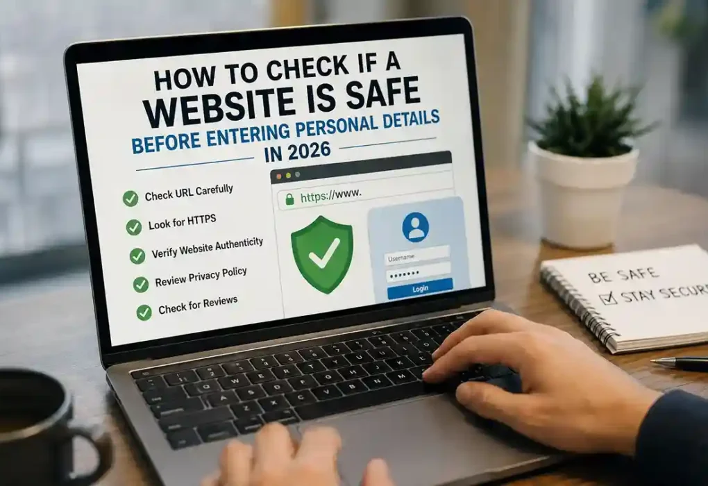 check if a website is safe before entering personal details