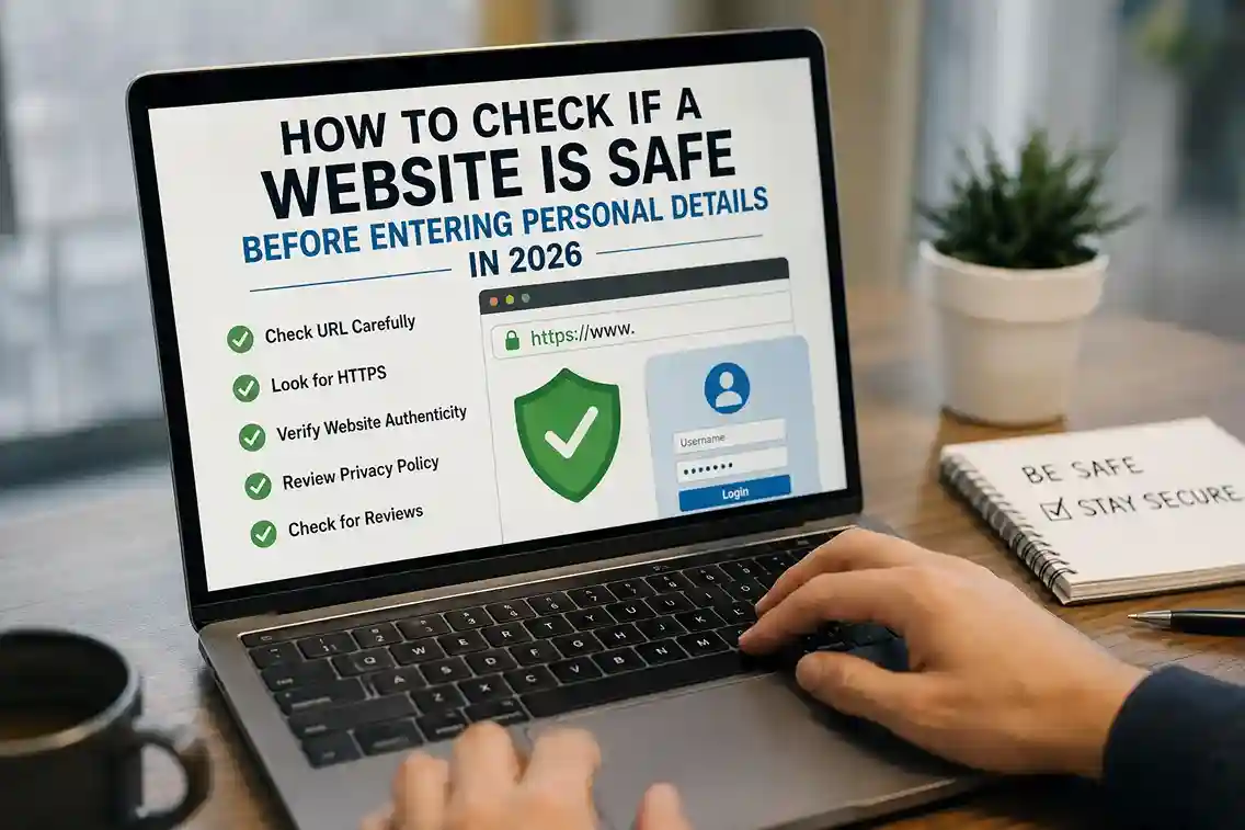 check if a website is safe before entering personal details