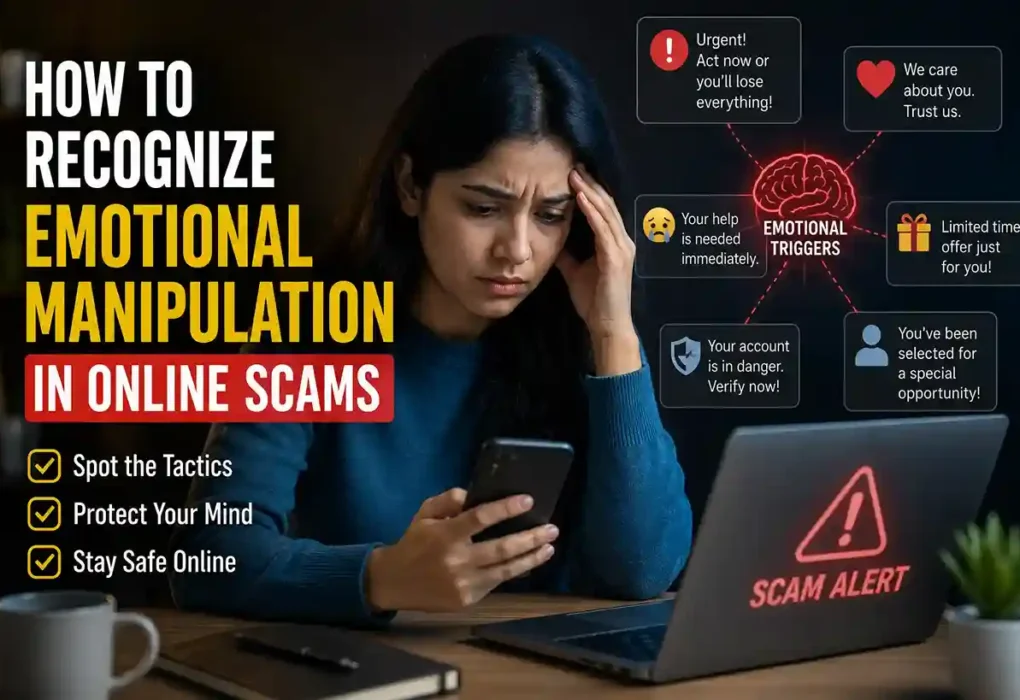 recognize emotional manipulation in online scams