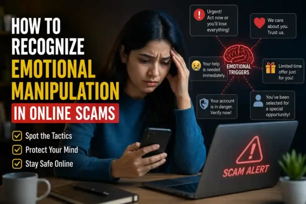 recognize emotional manipulation in online scams