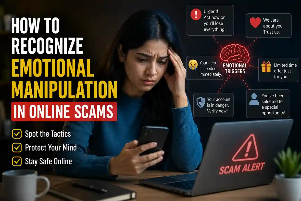 recognize emotional manipulation in online scams