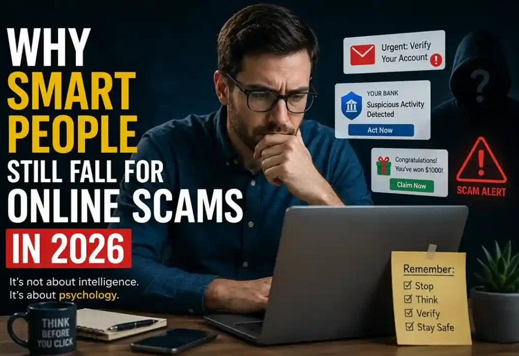 Why smart people still fall for online scams in 2026